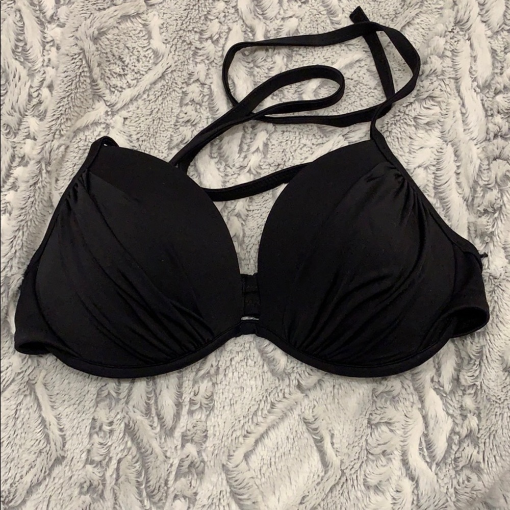 Black bathing suit top